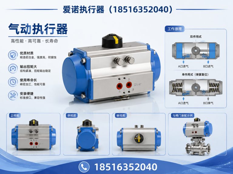 文成县爱诺执行器展示图